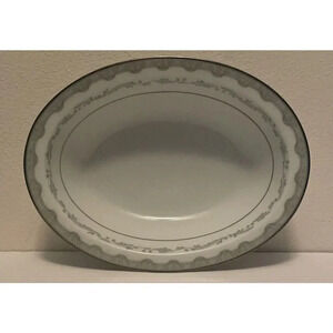 Noritake China Margaret #6243. Vintage‎ 10 Inch Oval Bowl Japan